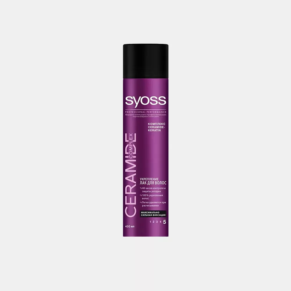 Laque ceramide syoss idéal pour complément capillaire homme prothèse cclw