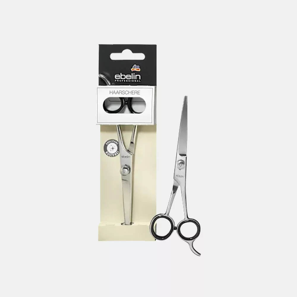 ciseaux à cheveux Ebelin Professional ciseaux coiffure acier inoxydable ciseaux de coiffure 16 cm ciseaux coupe cheveux confort caoutchouc ciseaux coiffure réglables ciseaux professionnels Ebelin vegan ciseaux pour contours et dégradés